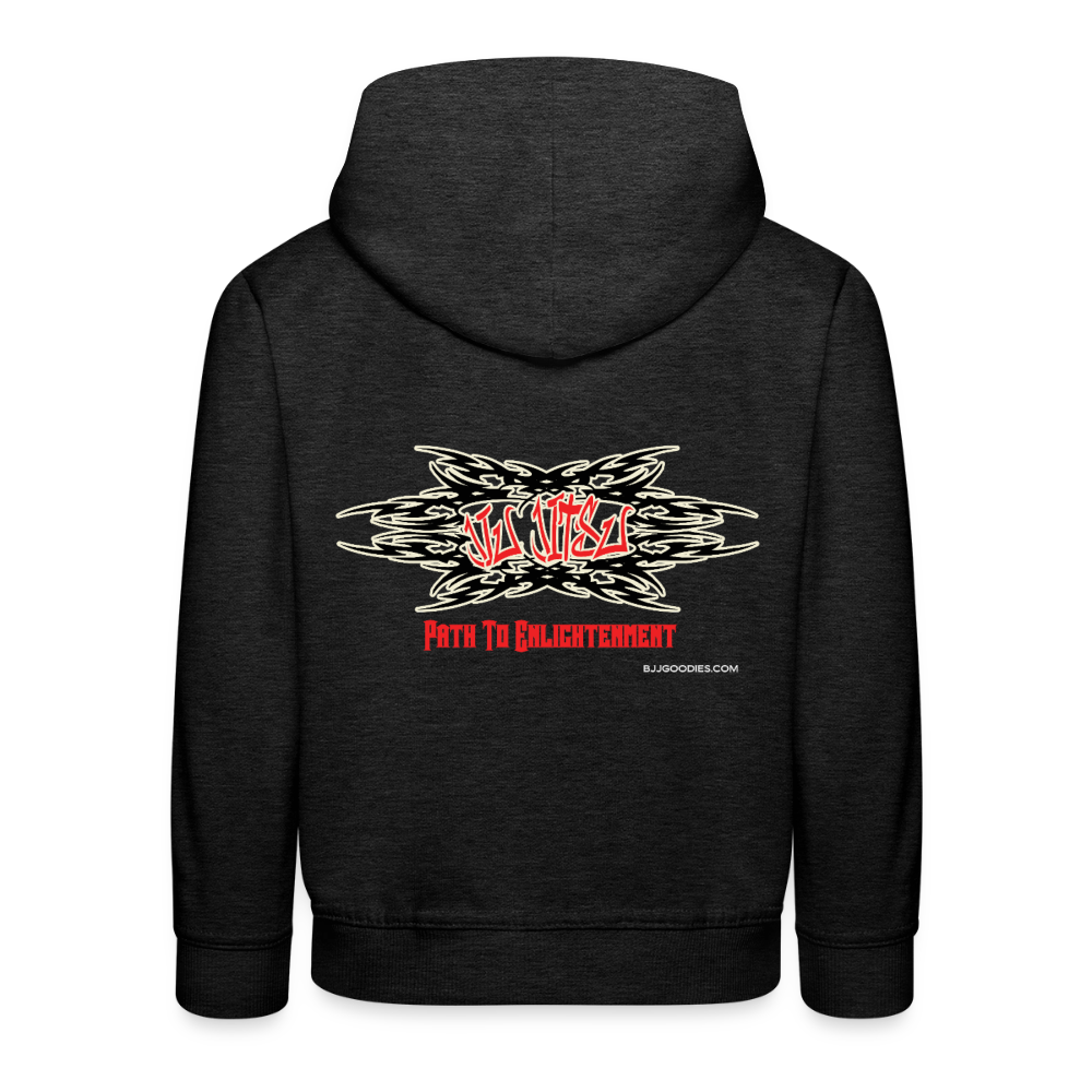 Jiu Jitsu - Path To Enlightenment Kids' Hoodie - charcoal grey