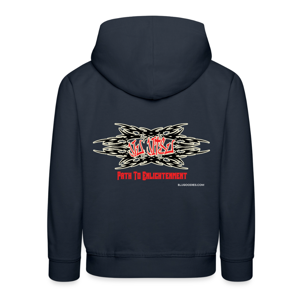 Jiu Jitsu - Path To Enlightenment Kids' Hoodie - navy